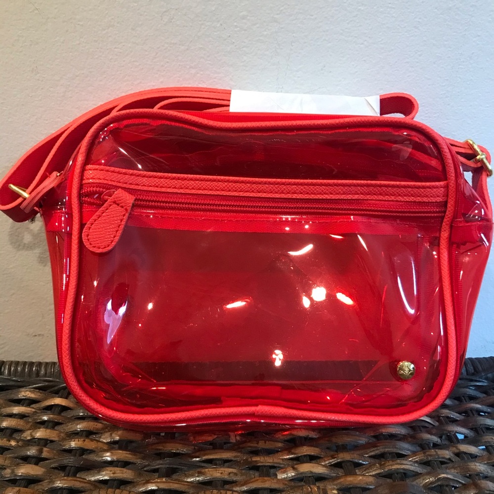 NWOT Stephanie Johnson Transparent Bag